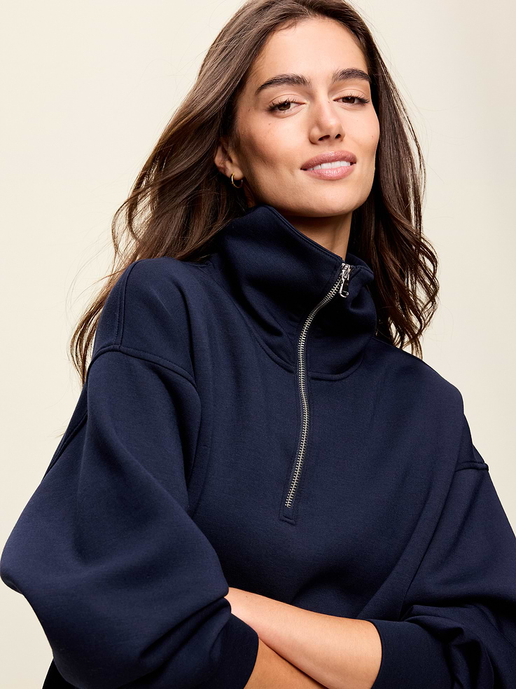 Image number 1 showing, Bounce Fleece Half-Zip Pullover Sweatshirt