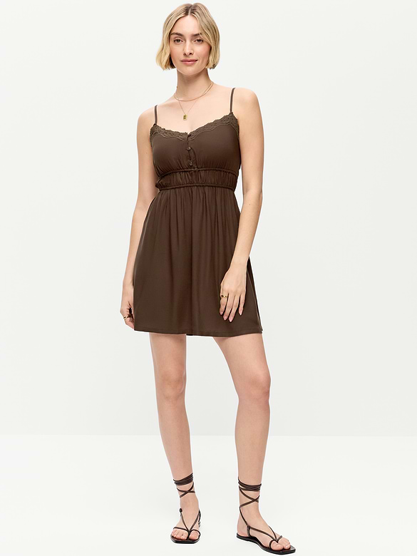 Sleeveless Trousseau Mini Dress