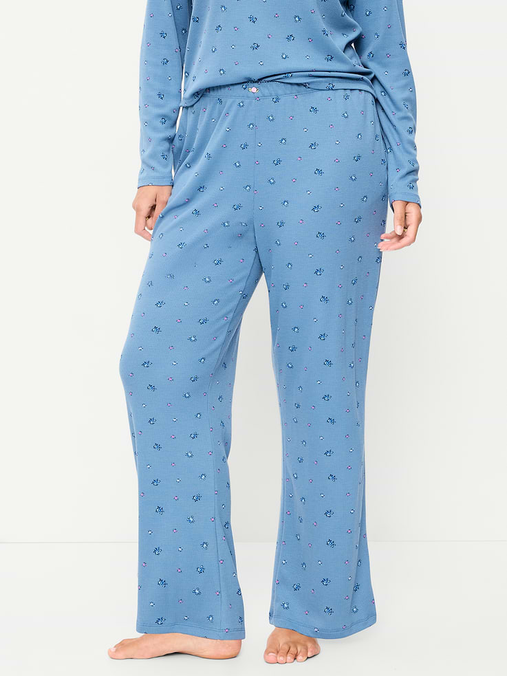 Image number 6 showing, Waffle-Textured Pajama Pants