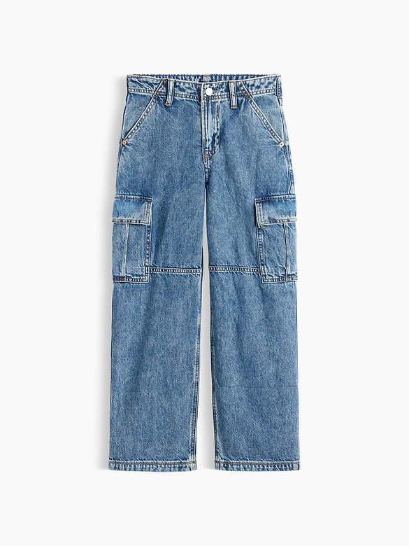 Kids Baggy Cargo Jeans
