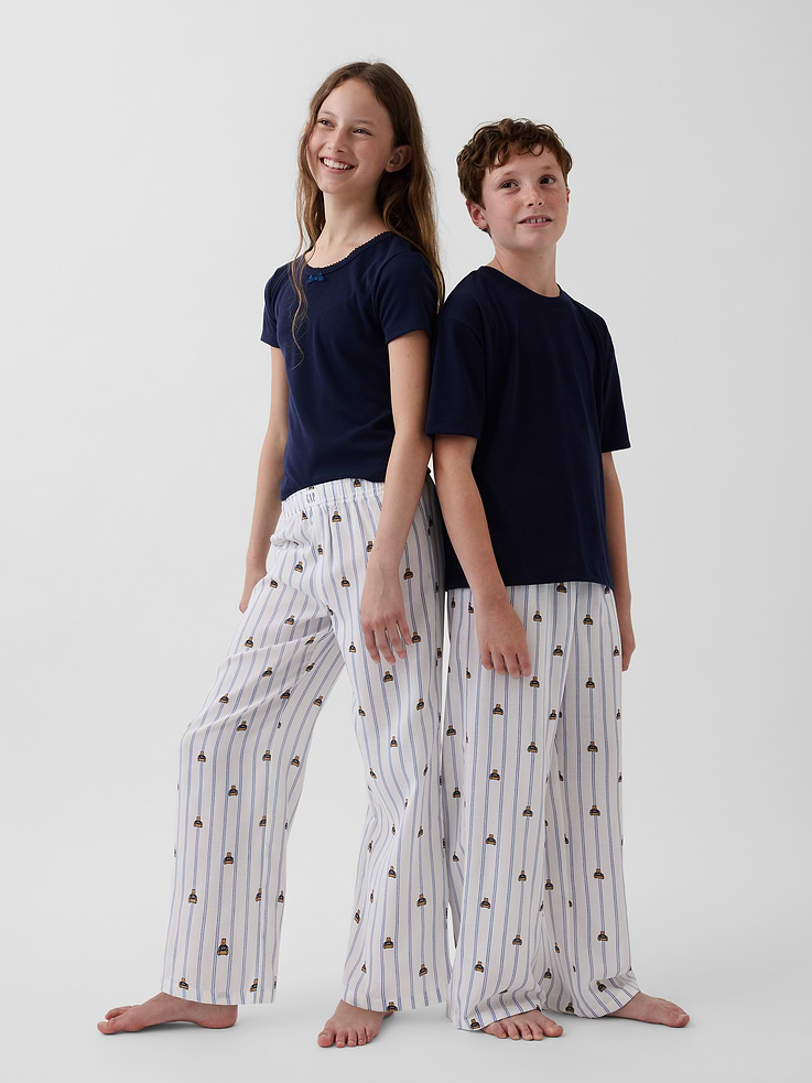 Image number 1 showing, Kids Recycled Flannel PJ Pants