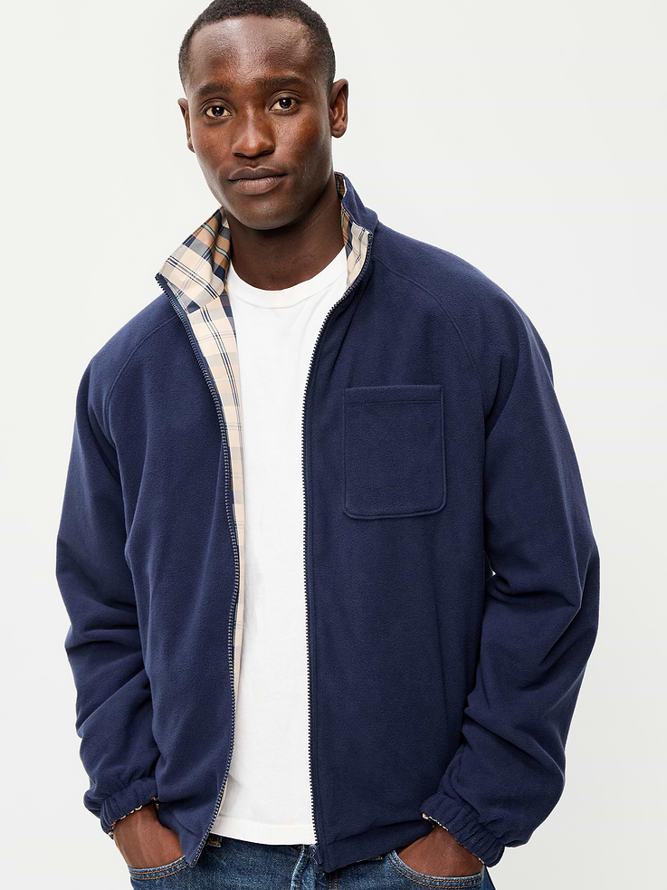 Image number 5 showing, Water-Resistant Reversible Windbreaker Jacket