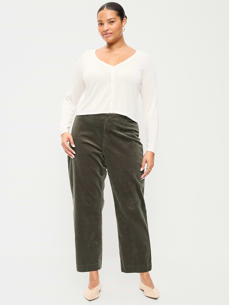 Image number 6 showing, High-Waisted Pixie Straight Pants