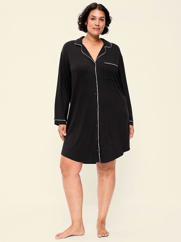 Knit Jersey Sleep Dress