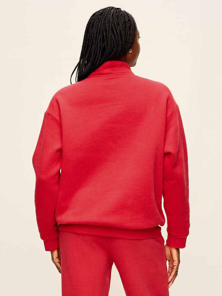 Image 2 of 6, Baseline Fleece Mock-Neck Sweater