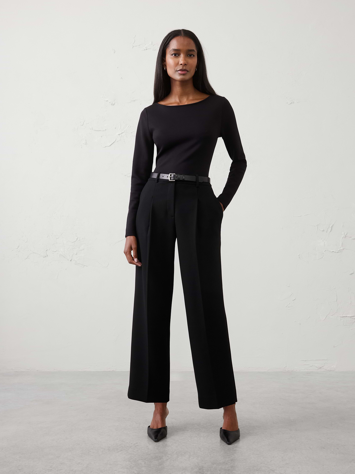 Image number 1 showing, Soft Touch Boatneck Top