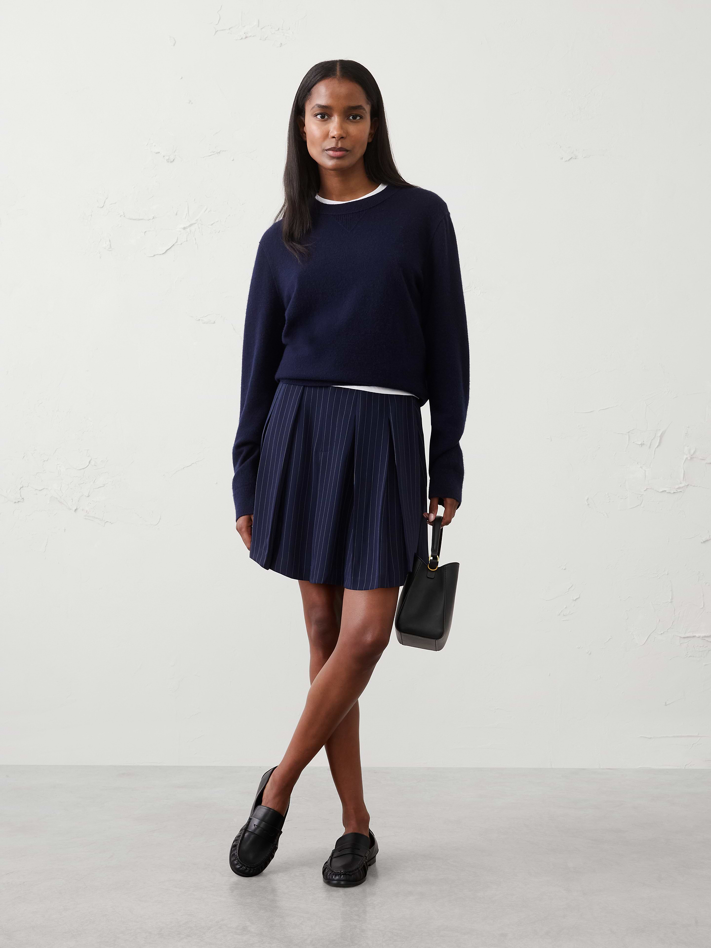 Image number 1 showing, Pleated Mini Skirt