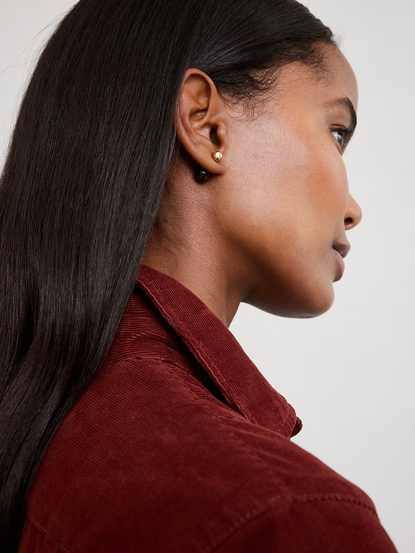 Tort Round Resin Stud Earrings
