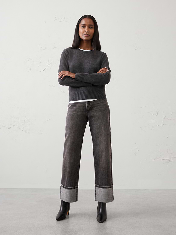 Straight High-Rise Jean