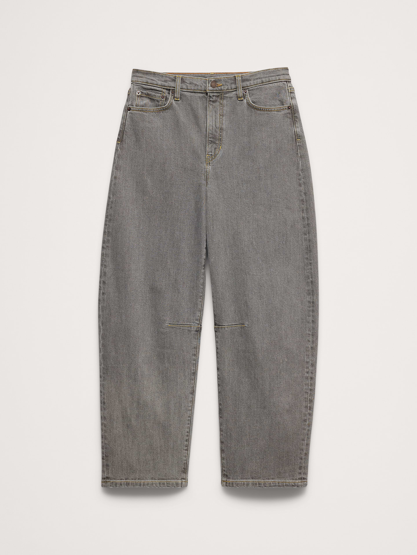 Image number 5 showing, Mid-Rise Barrel Crop Jean