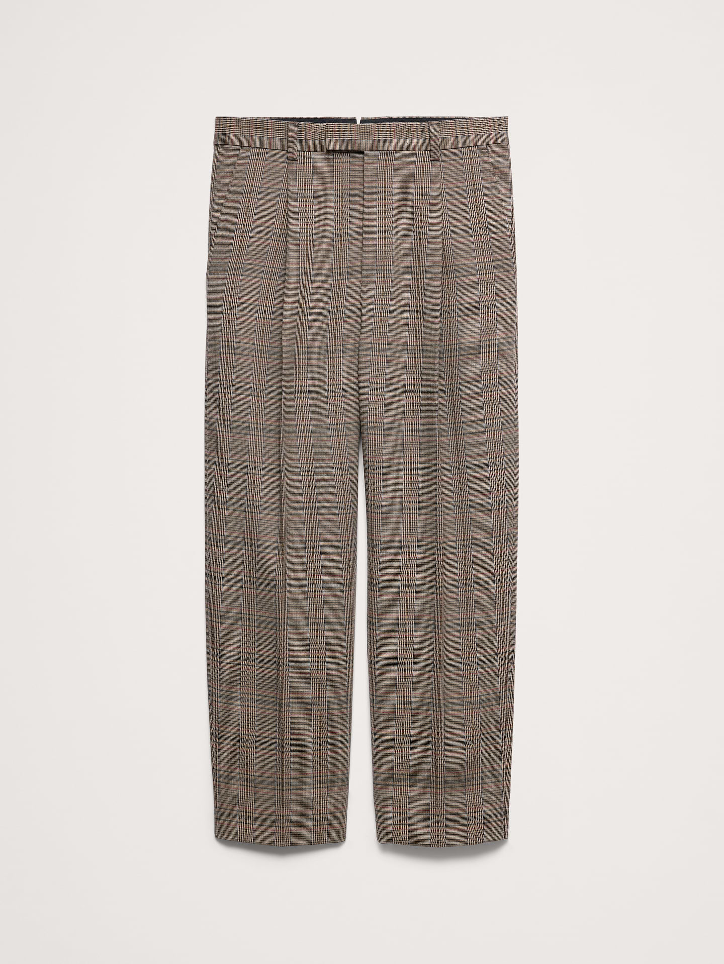 L'image numéro 5 présente Pantalon de complet ample à plis en laine italienne