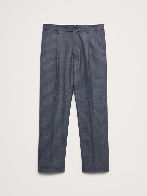 Classic Tapered Twill Dress Pant