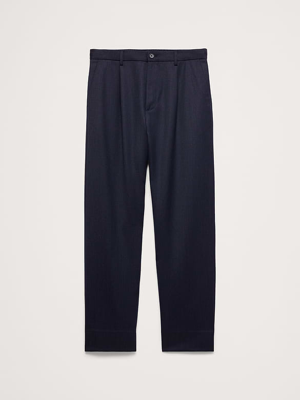 Relaxed Twill Dress Pant