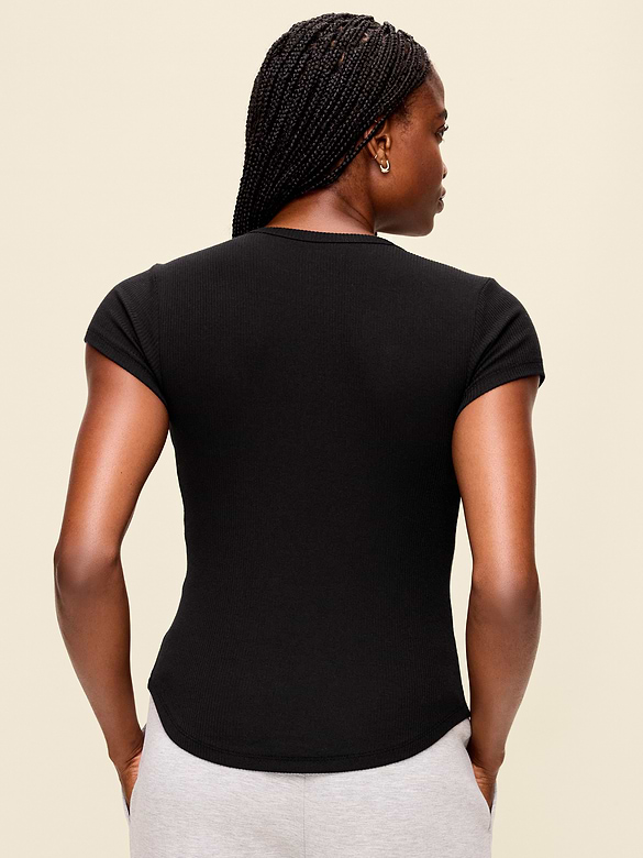 CloudLite Crew-Neck Ribbed T-Shirt