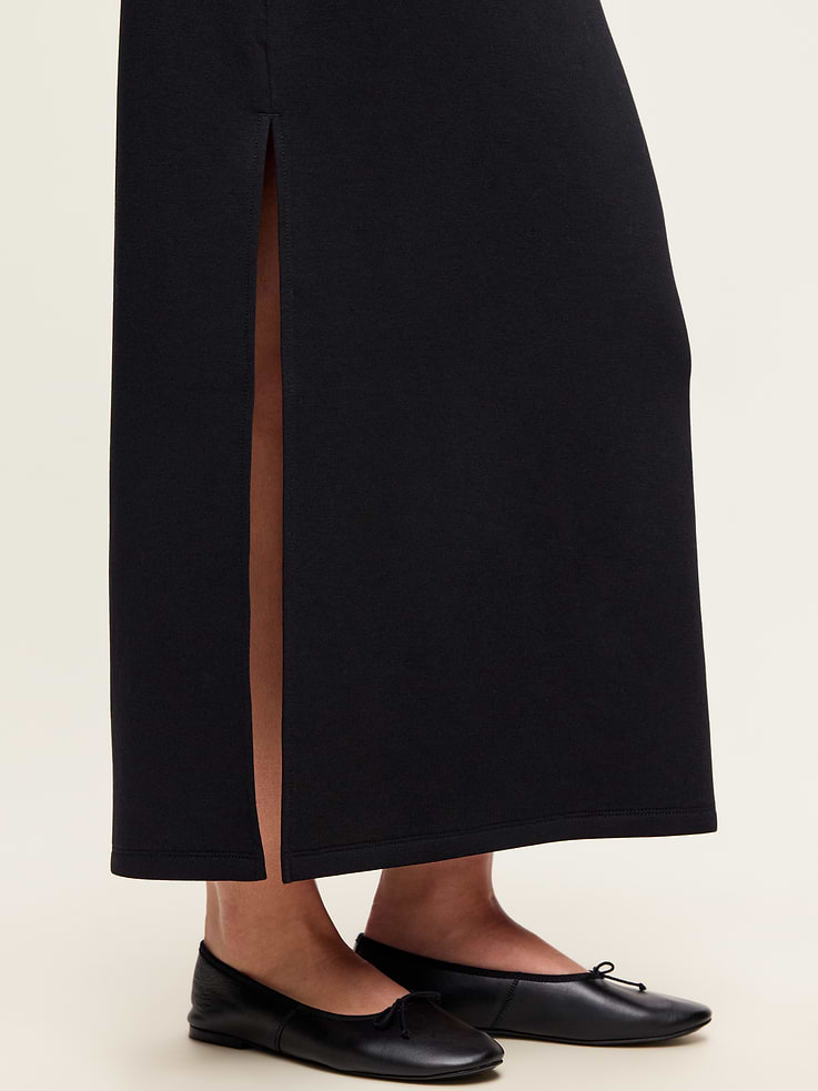 Image number 3 showing, High-Waisted Bounce Fleece Maxi Skirt