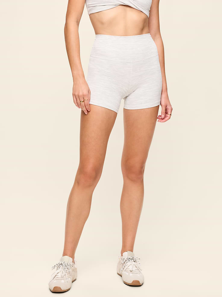 Image number 1 showing, High-Waisted StudioSmooth Biker Shorts -- 4-inch inseam