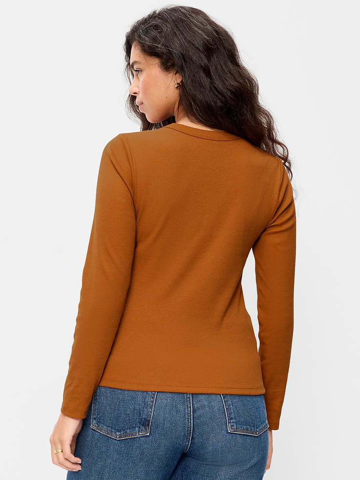 Image number 6 showing, Snug Long-Sleeve Crew-Neck T-Shirt