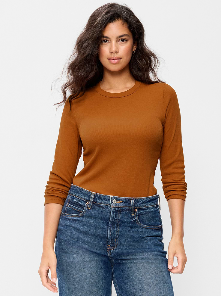 Image number 5 showing, Snug Long-Sleeve Crew-Neck T-Shirt