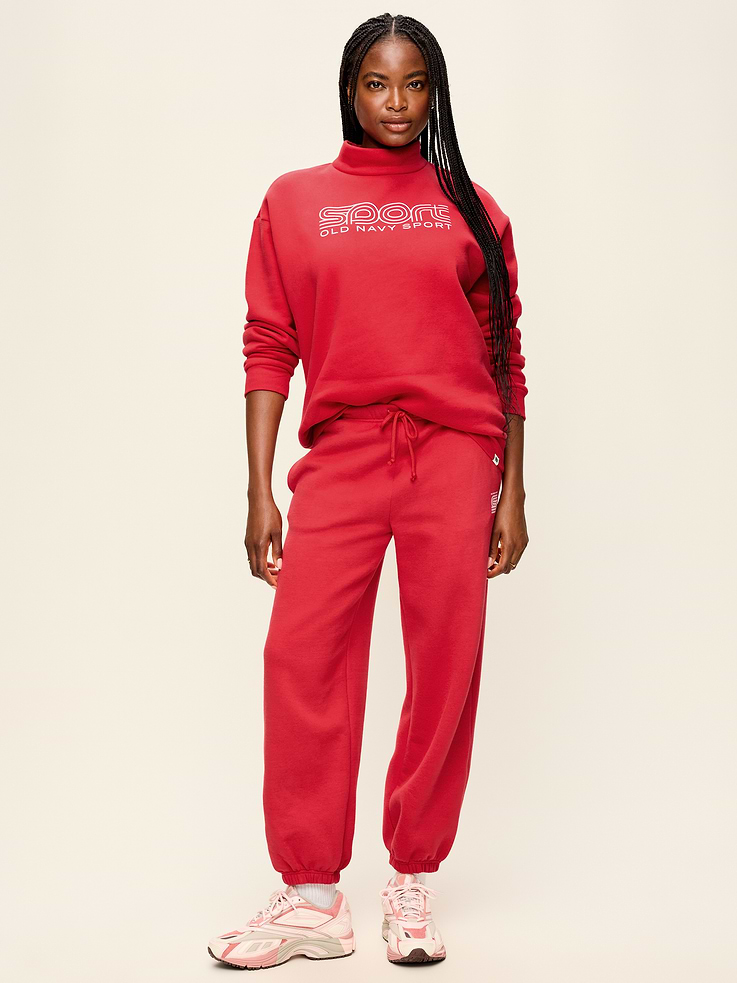 Image 2 of 5, Mid-Rise Baseline Fleece Jogger Sweatpants