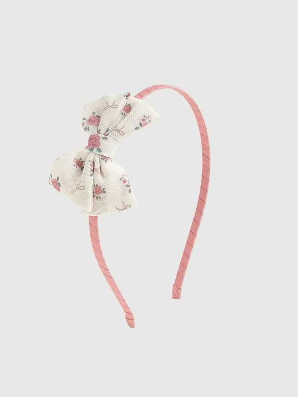 Sweet Wink Coquette Rose Tulle Bow Headband