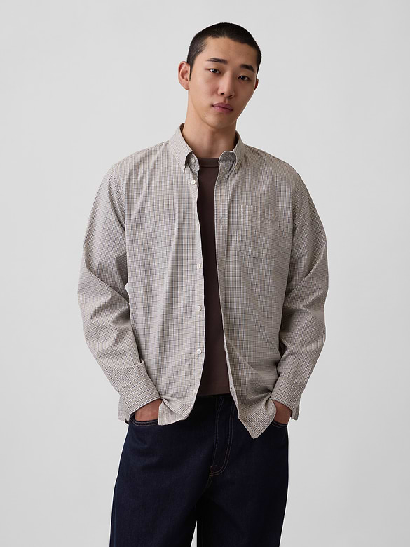 Organic Cotton Poplin Classic Shirt