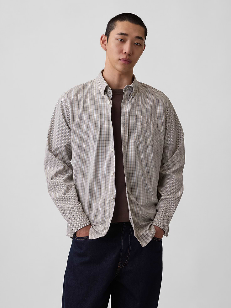 Image number 1 showing, Organic Cotton Poplin Classic Shirt