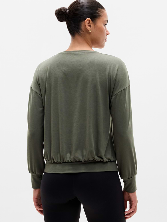 Move With Ease V-Neck Top