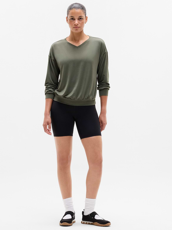 Move With Ease V-Neck Top