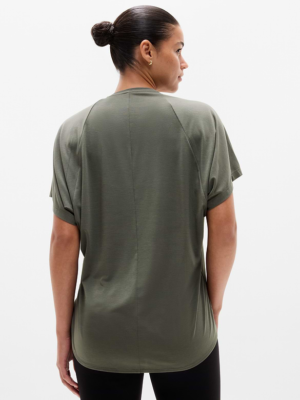 Move With Ease Draped Tee