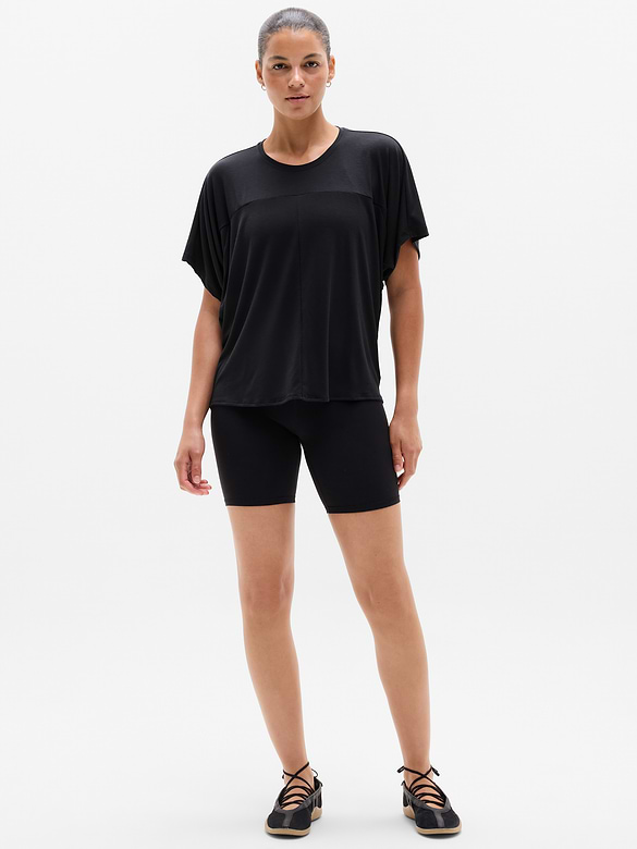 Move With Ease Draped Tee