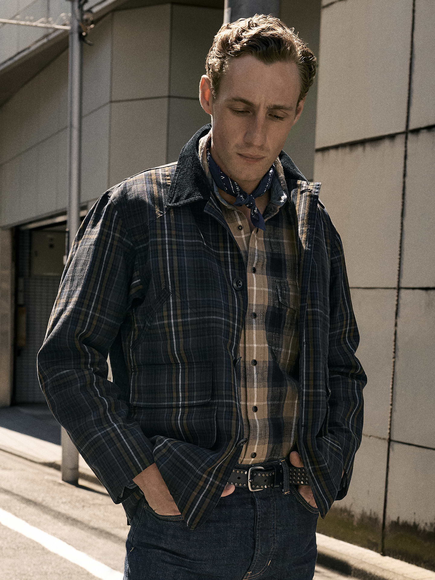 Image number 8 showing, Plaid Chore Coat with Corduroy Collar