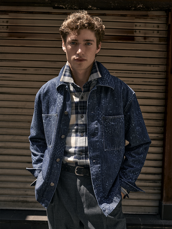 Standard-Fit Lightweight Brushed Flannel Shirt