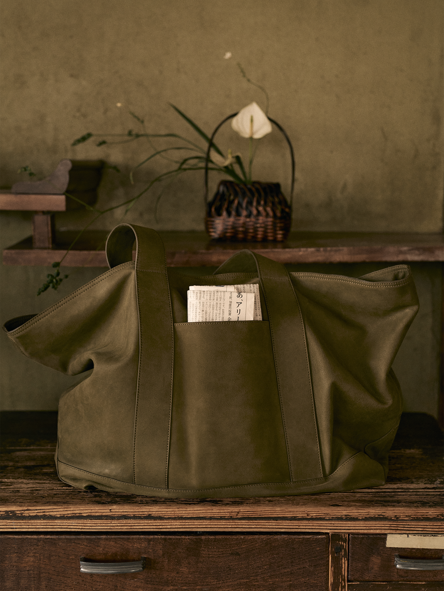Image number 7 showing, Nubuck Leather Weekend Tote