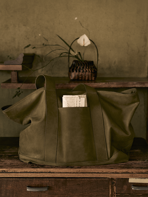 Nubuck Leather Weekend Tote