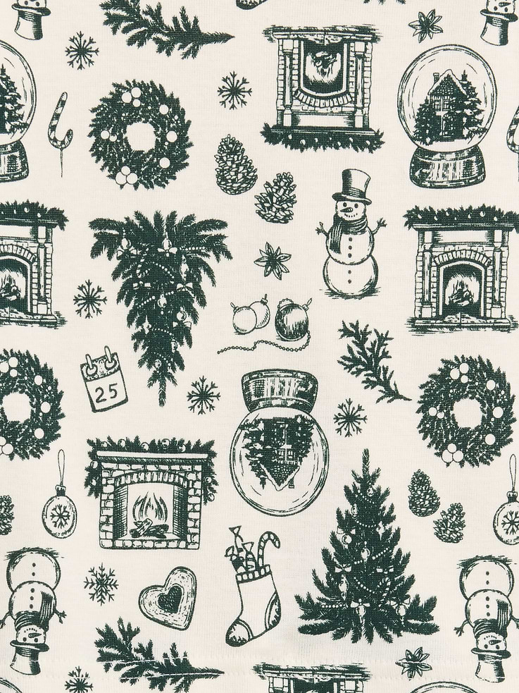 Image number 2 showing, babyGap X-Mas Print PJ Set