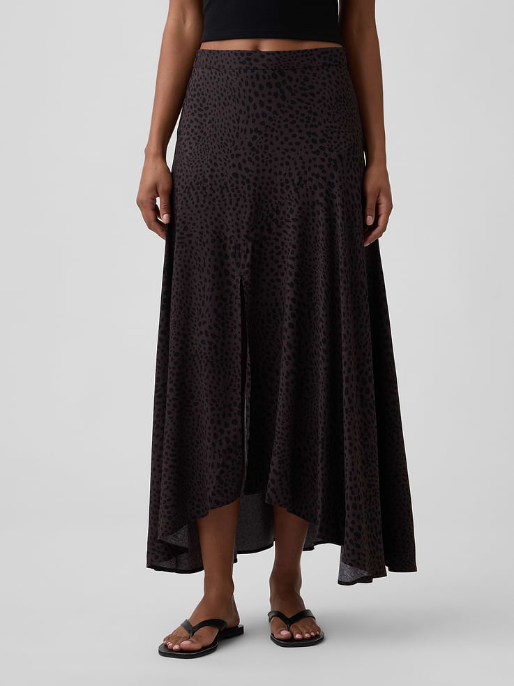 Image 3 of 5, Pleated Midi Skirt