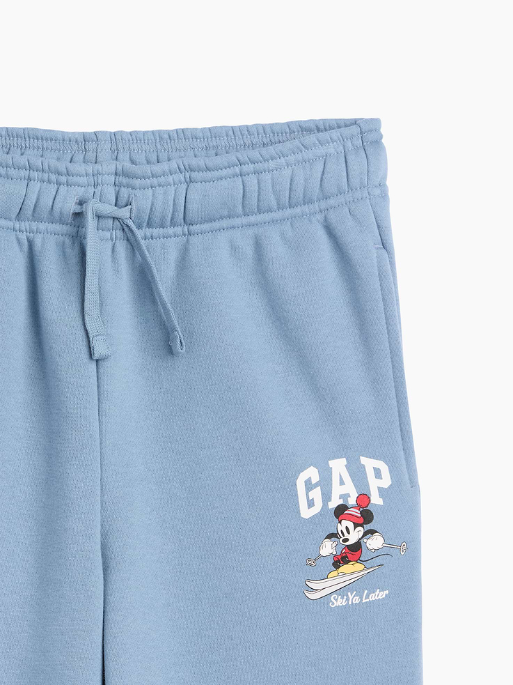 Image number 2 showing, GapKids × Disney Mickey Mouse Relaxed Logo Joggers