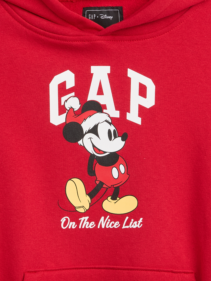 Image 2 of 3, GapKids × Disney Mickey Mouse Relaxed Logo Hoodie
