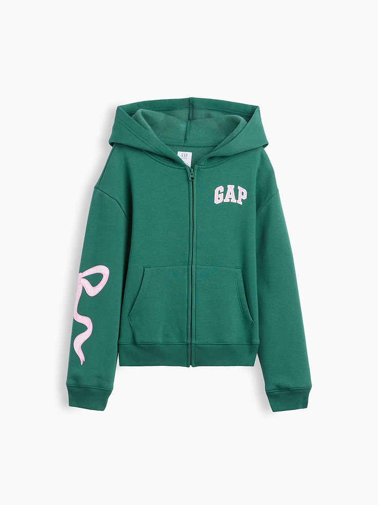 Image number 1 showing, Kids Relaxed Gap Logo Zip Hoodie