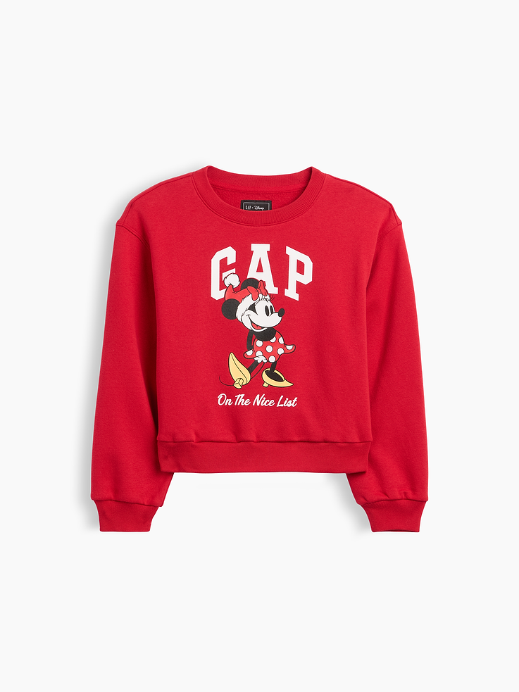 Image number 1 showing, GapKids × Disney Relaxed Wedge Logo Sweatshirt