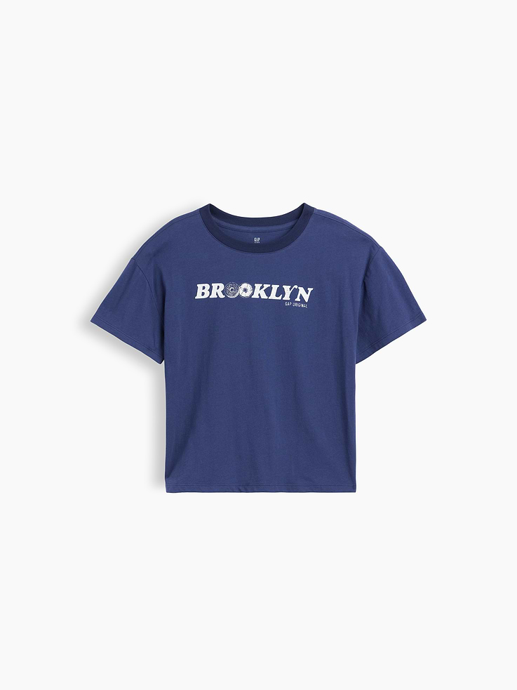 Image number 1 showing, Kids Oversized Graphic T-Shirt