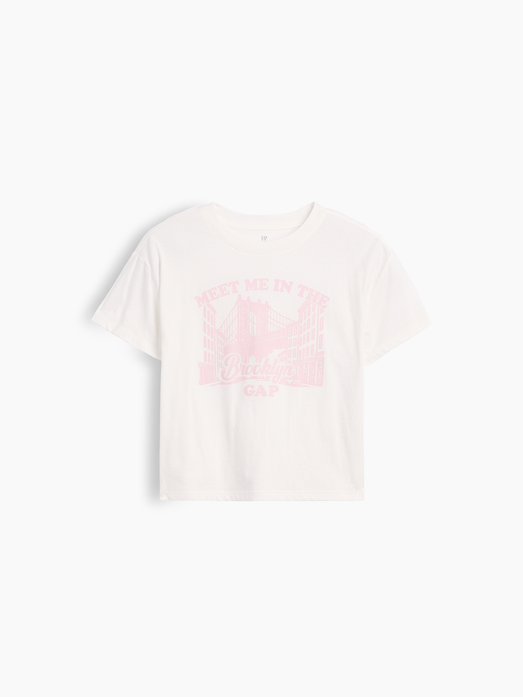 Image number 1 showing, Kids Oversized Graphic T-Shirt
