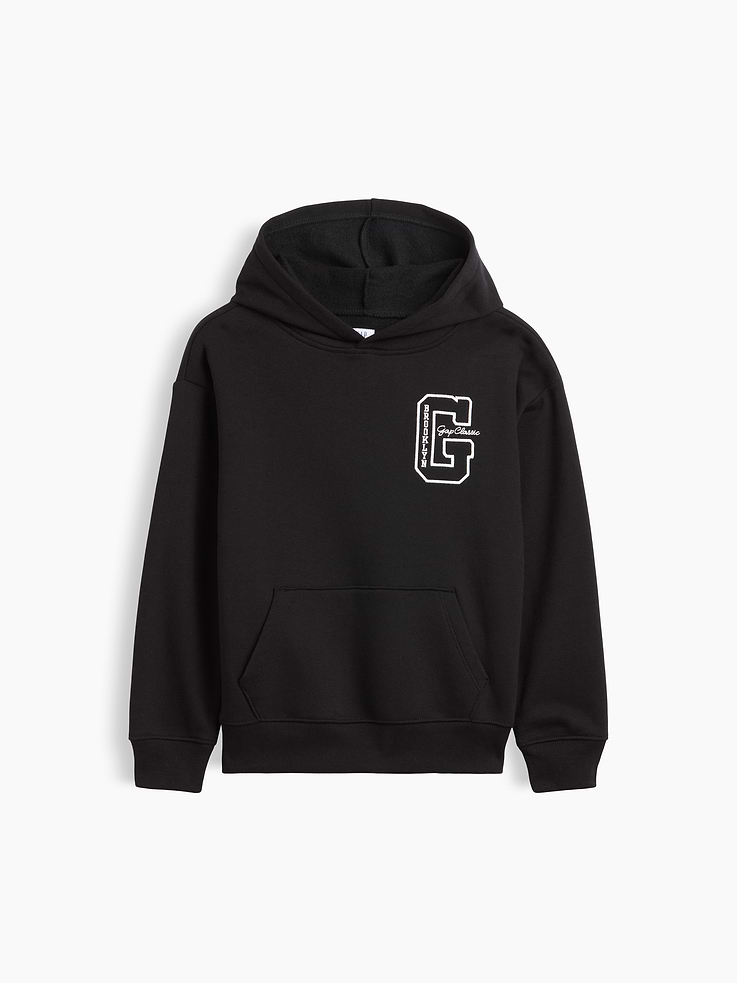Image number 1 showing, Kids Relaxed Gap Brooklyn Graphic Hoodie