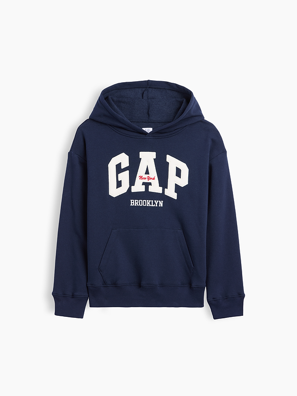 Kids Relaxed Gap Brooklyn Logo Hoodie