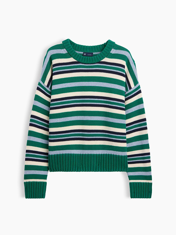 100% Cotton Oversized Crop Sweater