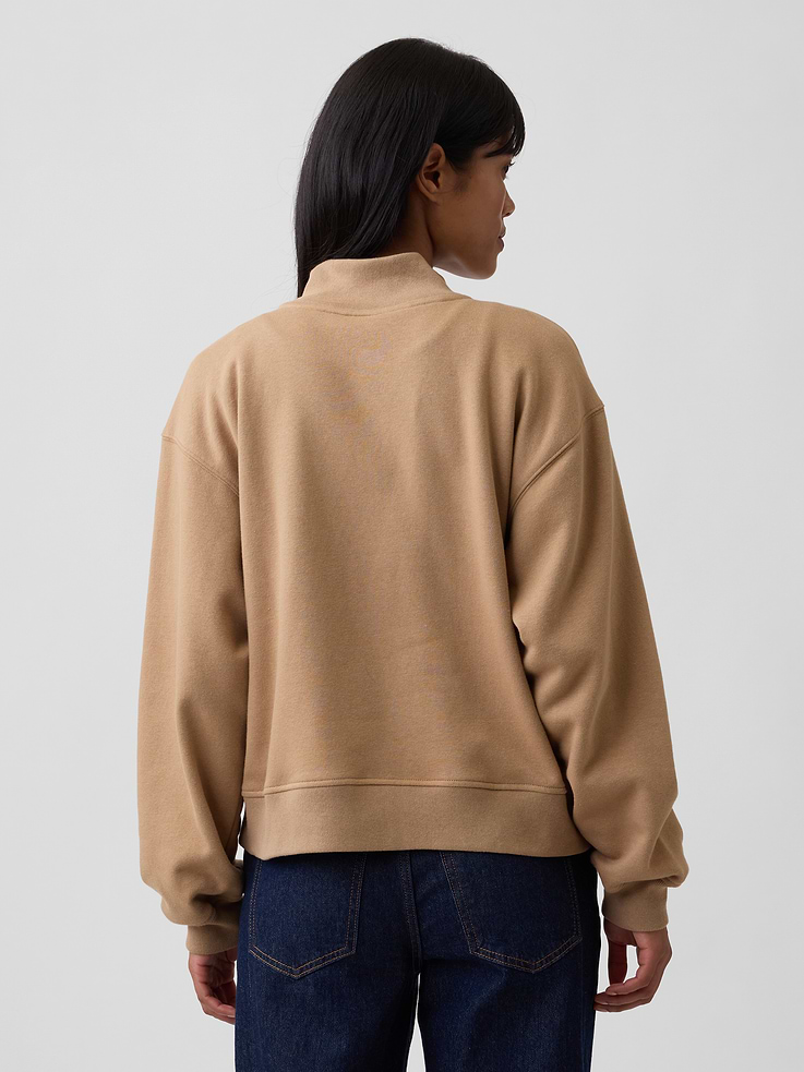 Image number 2 showing, Relaxed Fleece Half-Zip Sweatshirt