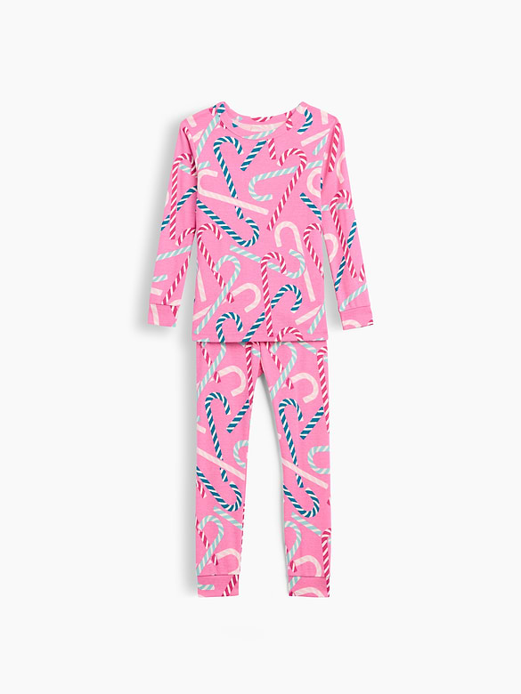 babyGap Candy Cane Print PJ Set