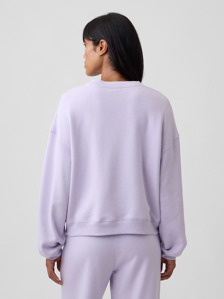 Image number 2 showing, Oversized Wedge V-Neck Sweatshirt