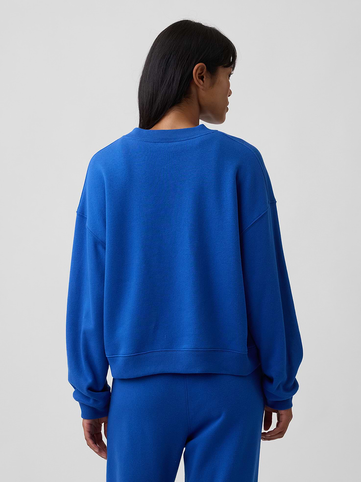 Image number 2 showing, Oversized Wedge V-Neck Sweatshirt