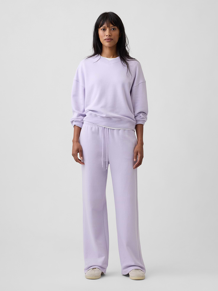Image number 3 showing, Oversized Wedge V-Neck Sweatshirt